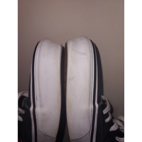 Vans Sk8 Hi Logo Flame Mens 8.5 Lace Up Off the Wall Skateboarding Black - Picture 11 of 13